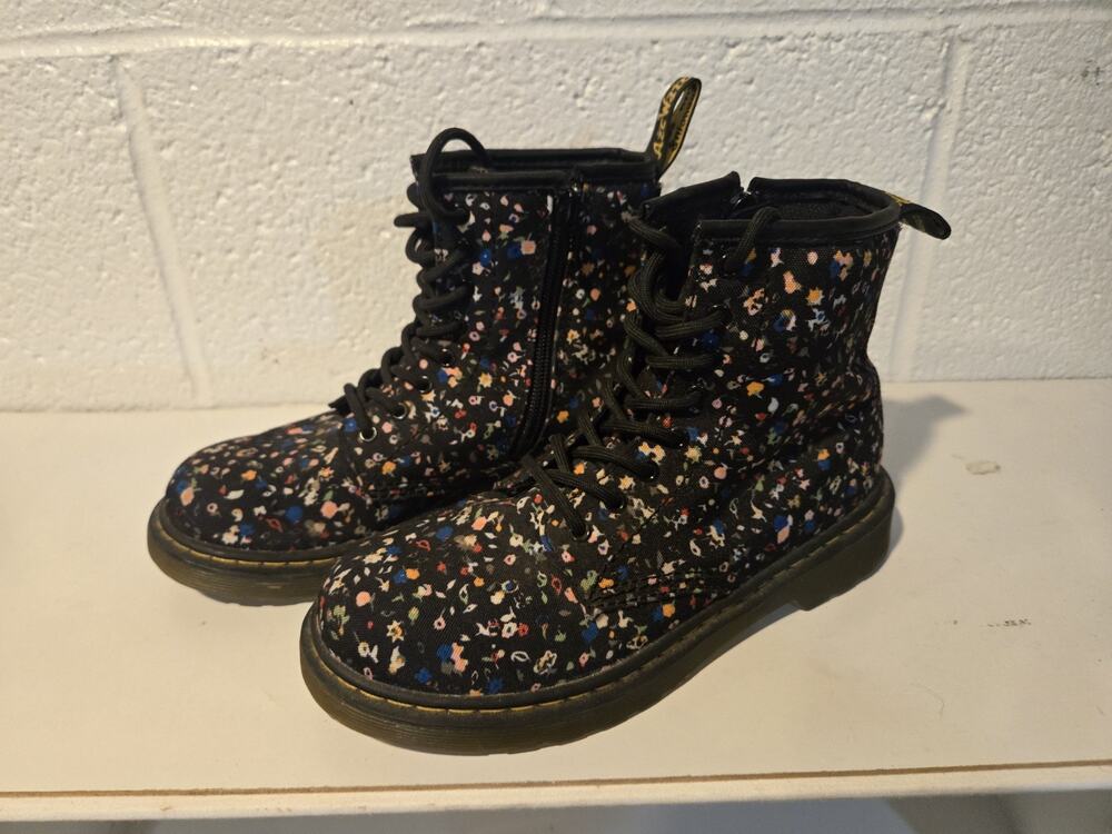 Dr Martens Page Courtney Floral Boots Size Us 3 Used Good Condition